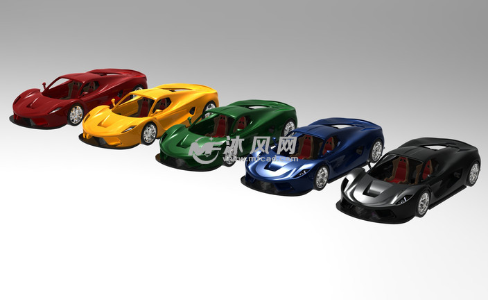 玩具跑车模型