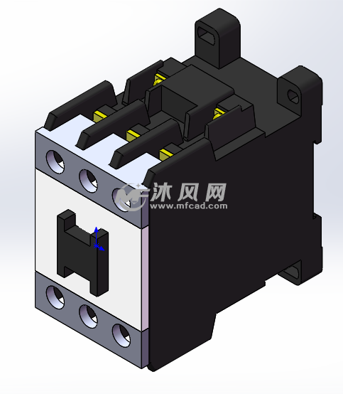 接触器SC-E1P~E2P~E2SP-solidworks线材设USB电气CAD图纸图片