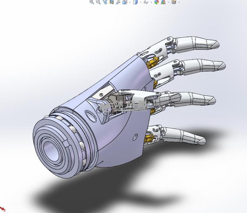 仿生机器人手臂手掌设计模型
