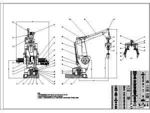 码垛机器人图纸 - 其他autocad机械图纸