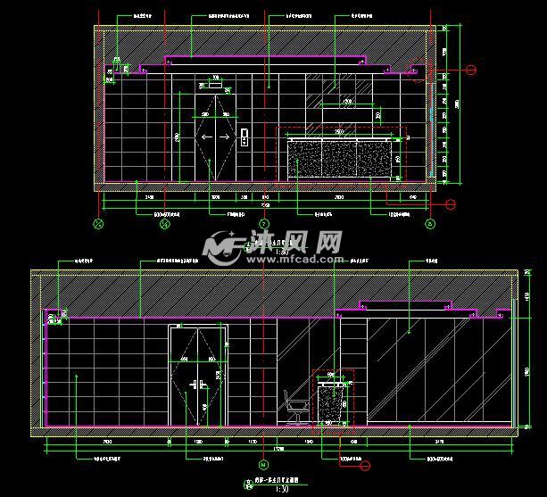 杭州某医院副楼立面图