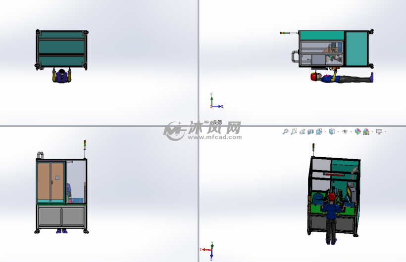 自动螺母压装机模型 - solidworks机械设备模型