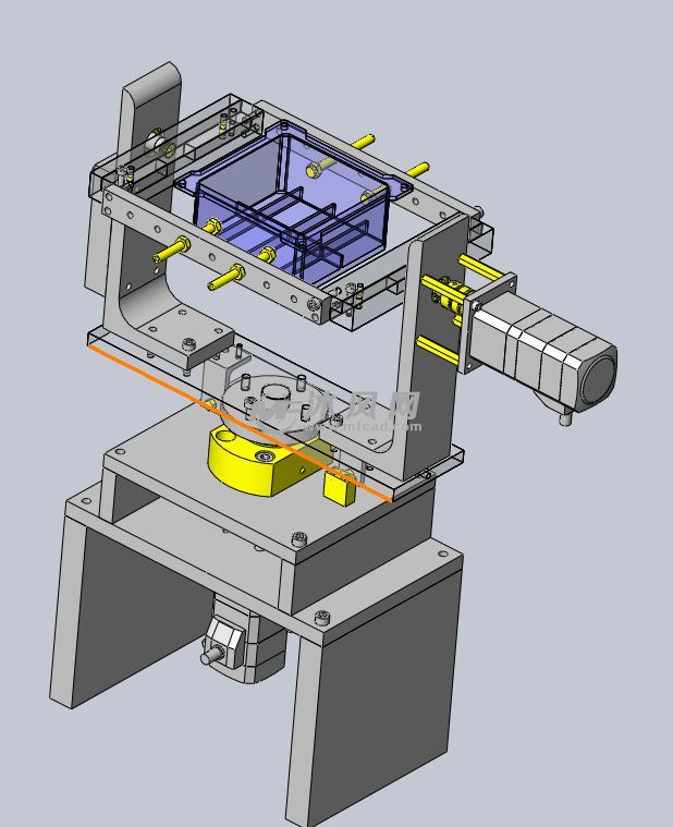 自动v机械机械的2轴启动零件-solidworks机构设电旋转汽油泵图片