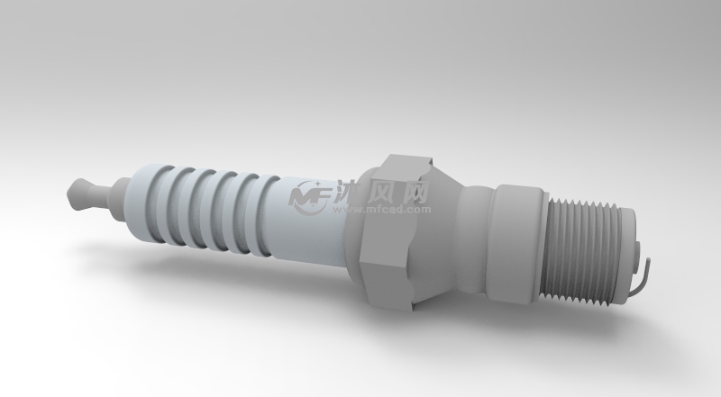 铂金火花塞模型图