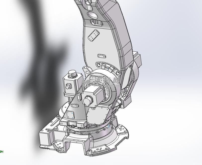 不二越六轴机器人机械臂机械手mc280l模型