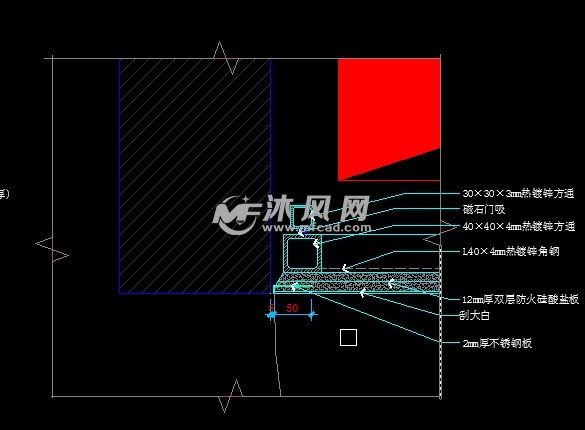 消防栓详细做法 - AutoCAD工装图纸下载