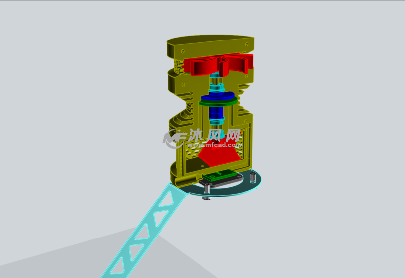 气象站收集台 - solidworks电气设备及元件模型