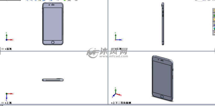 iphone 7 plus模型三视图