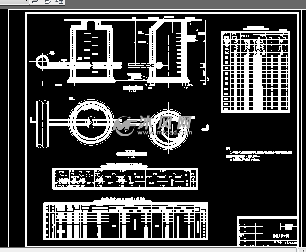 蝶阀井,排气井,排泥井详图 - 精选图块、图例图