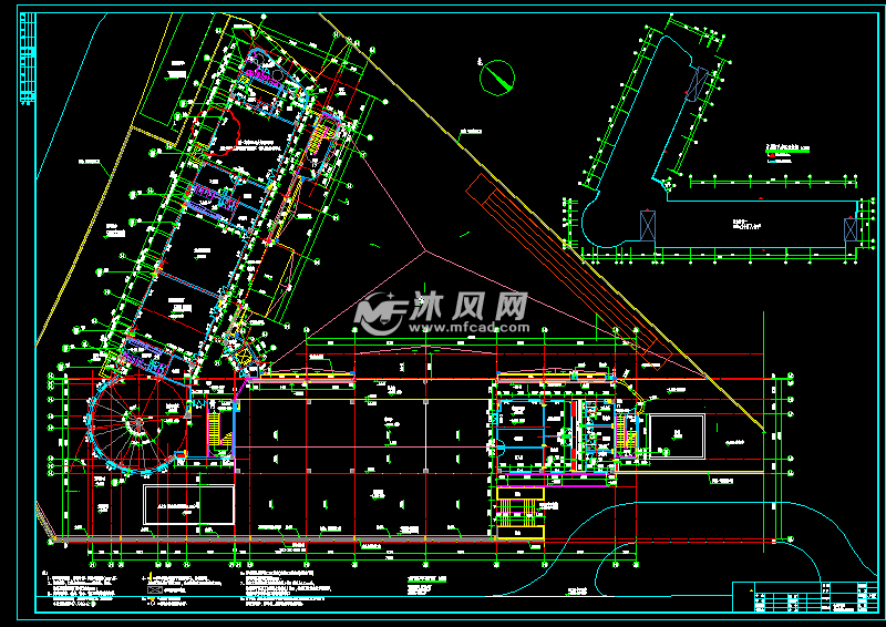 天正软件打开-四层框架结构长条式幼儿园 - ca