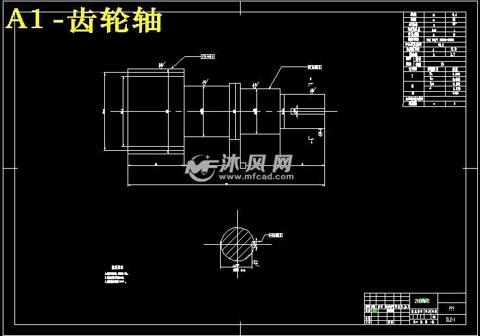 齿轮轴