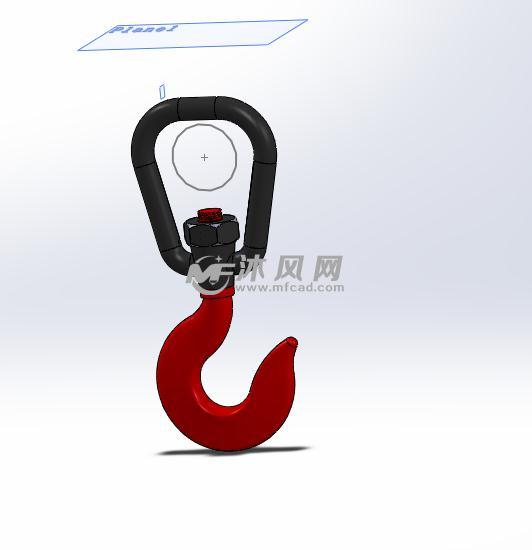 起重机项目模型v项目-solidworks机械设备模型成都中标设计院建筑吊钩图片
