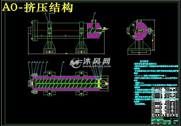 同向旋转型双螺杆挤压机及挤压部件设计