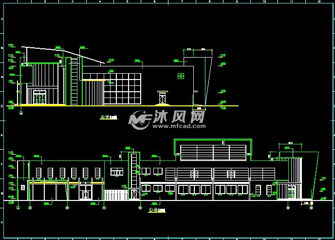 学校食堂建筑施工图