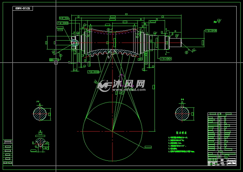 数控滚齿机工作台