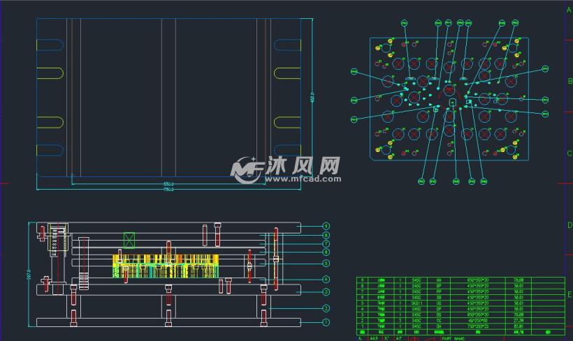 模具组立图