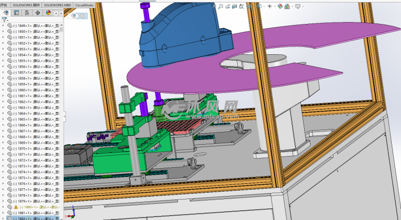 平板电脑镜头支架CCD对位贴合机(四轴机器人