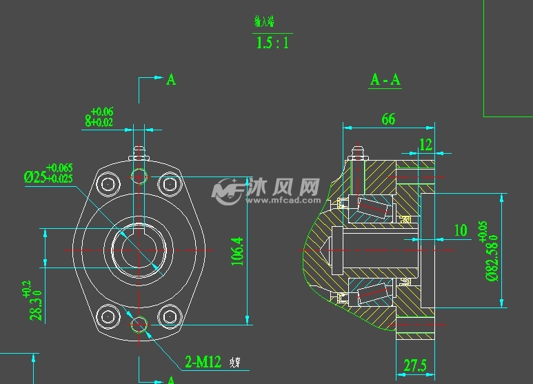 蜗轮蜗杆回转支撑