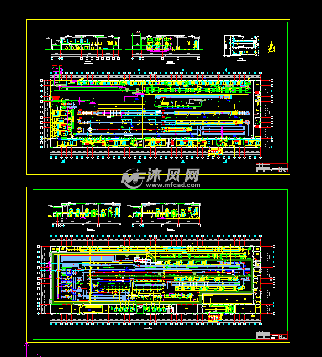 涂装车间工艺平面布置图