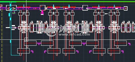 瓦楞纸板生产线整厂厂房规划图 - AutoCAD厂区