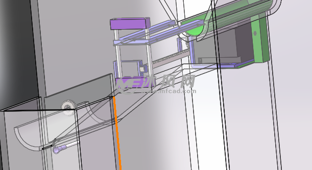 雨伞甩干套袋 - solidworks机械设备模型下载