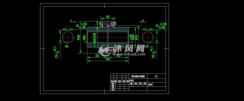 7种钢厂常用特殊联轴器装配图 - 其他autocad机械图纸 - 沐风图纸