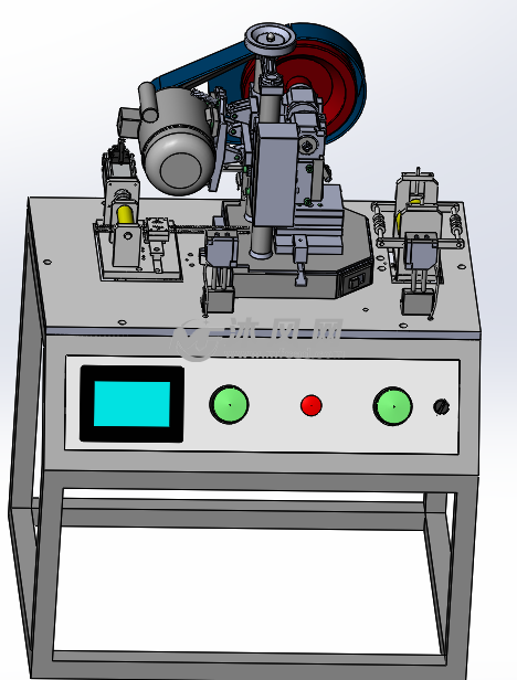 纸袋自动冲孔机 - solidworks机械设备模型下载