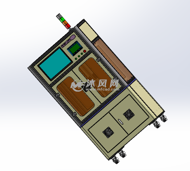 通用机架设备外形 - solidworks机械设备模型下