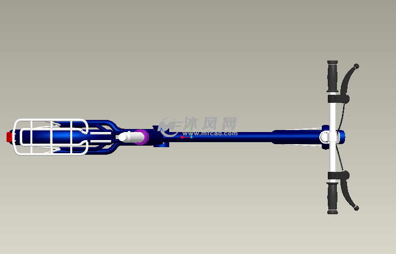 自行车车架子proe5.0建模(含有igs文件) - ProE