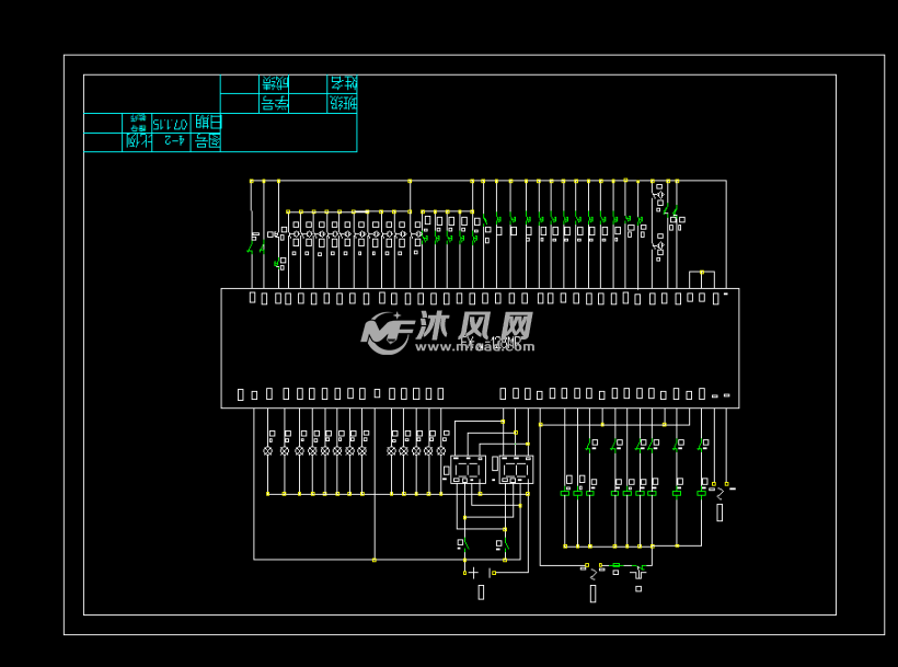 电梯plc原理图(四张图)