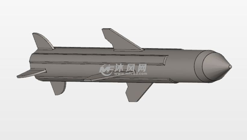 导弹sw模型 - solidworks机械设备模型下载 - 沐风图纸