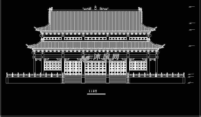 古代建筑传统殿阁设计方案4种