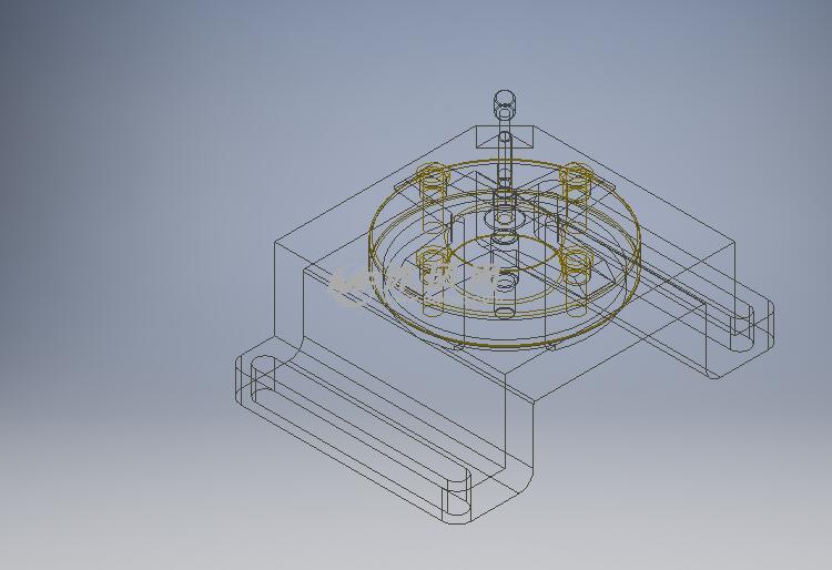 夹具和法兰模型-inventor机械设备类插座和图自动断电管件图片