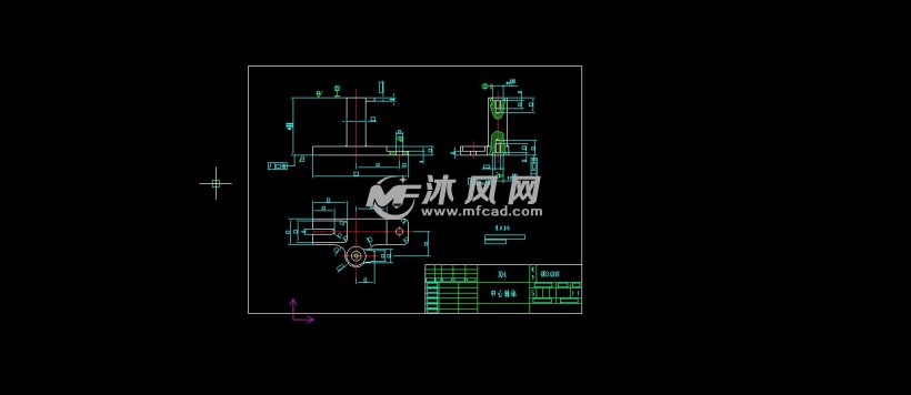 全套冲瓶机夹瓶头技术图纸