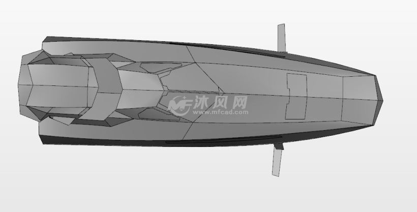 水翼船模型