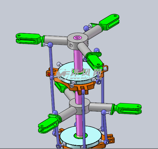 共轴回转机构 - solidworks传动件和减速器模型下载