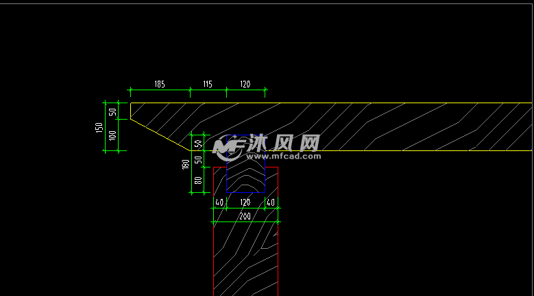 好用的弧形实木廊架 - AutoCAD园林公建施工图