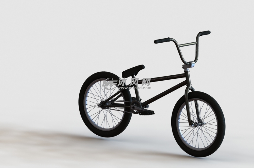 solidworks模型 交通工具类 自行车局部放大图