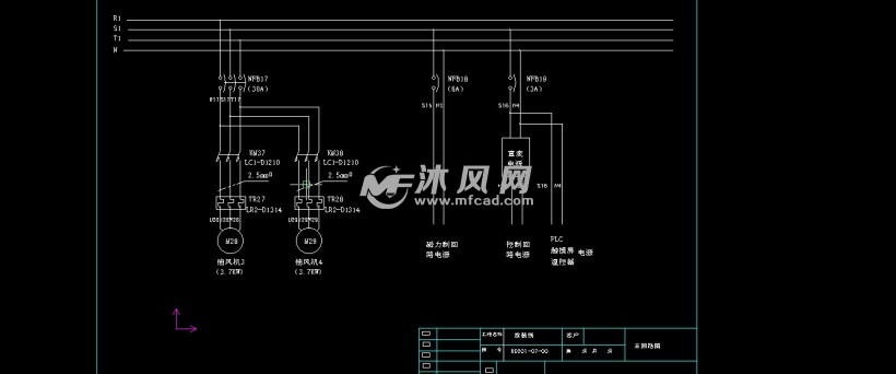 喷涂线电气控制图