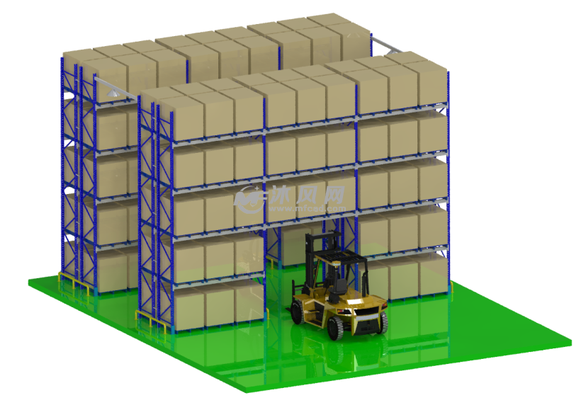 solidworks画货架教程,solidworks画方管框架 横梁货架 - solidworks机械设备模型下载 - 沐风图纸