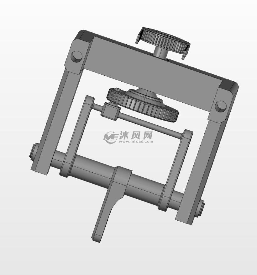 摆动滑块机构 - solidworks传动件和减速器模型下载 - 沐风图纸