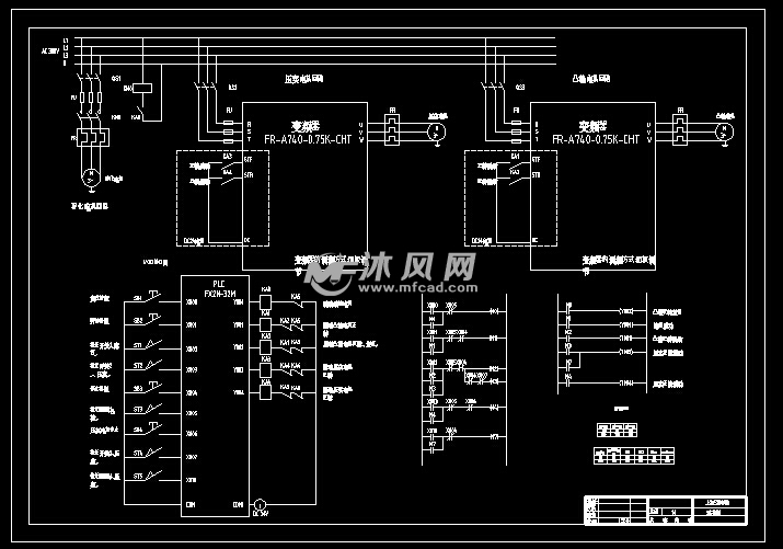 物料分拣装置设计图纸 - AutoCAD筛分与破碎设