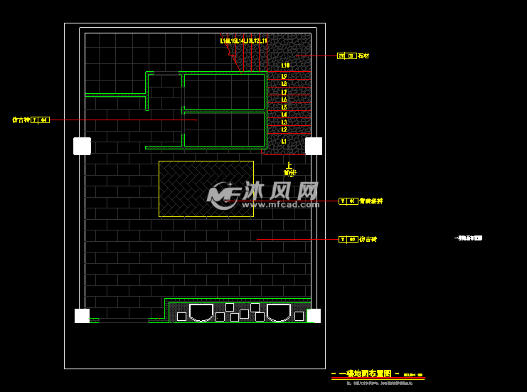 一楼地面布置图