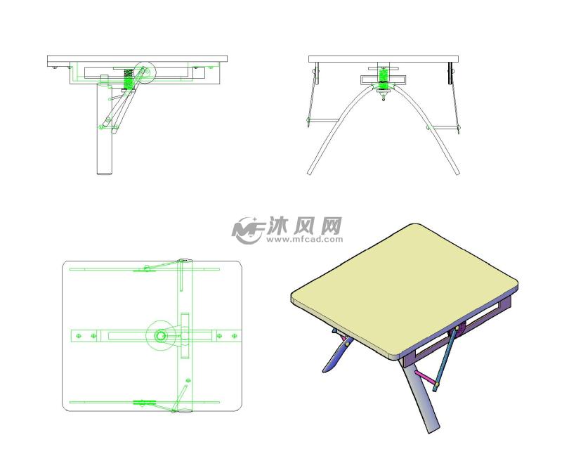 可收缩餐桌的设计【创新设计】