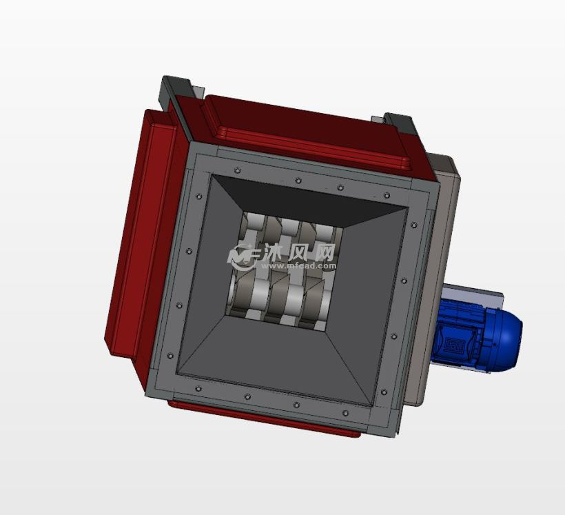 塑料破碎机模型图 - solidworks机械设备模型下