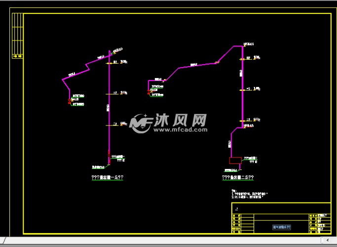 某大厦燃气管道工程设计图纸