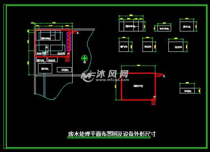 酸洗磷化废水处理工艺全套图纸