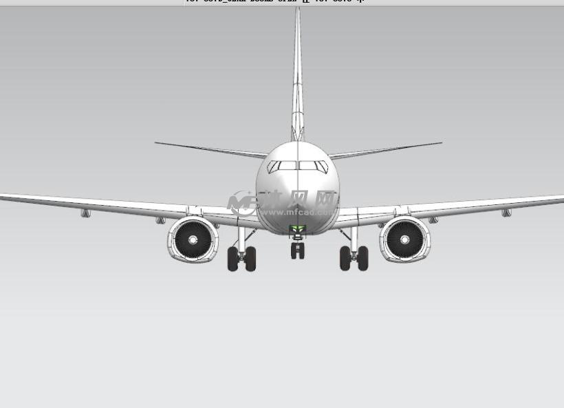 波音737纸模型免费图纸,波音737纸模型图纸 波音737客机飞机ug模型 - ug交通工具类模型下载 - 沐风图纸