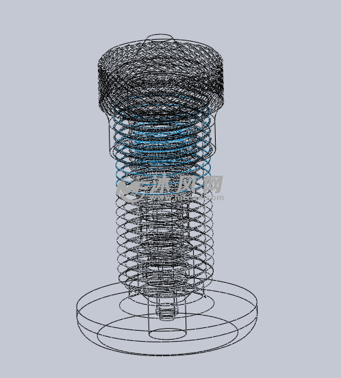 自行车气门嘴设计模型 - solidworks生活用品类