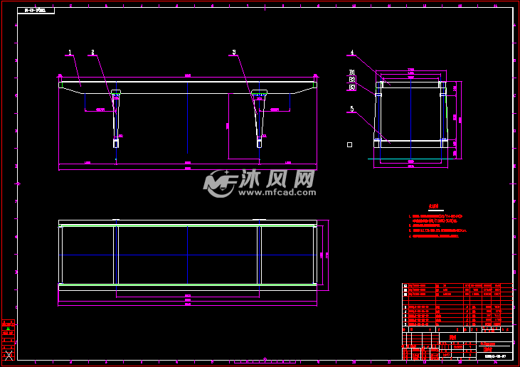 MU40.5t-35m集装箱门式起重机图纸v图纸石材如何幕墙看懂快速结构图纸图片